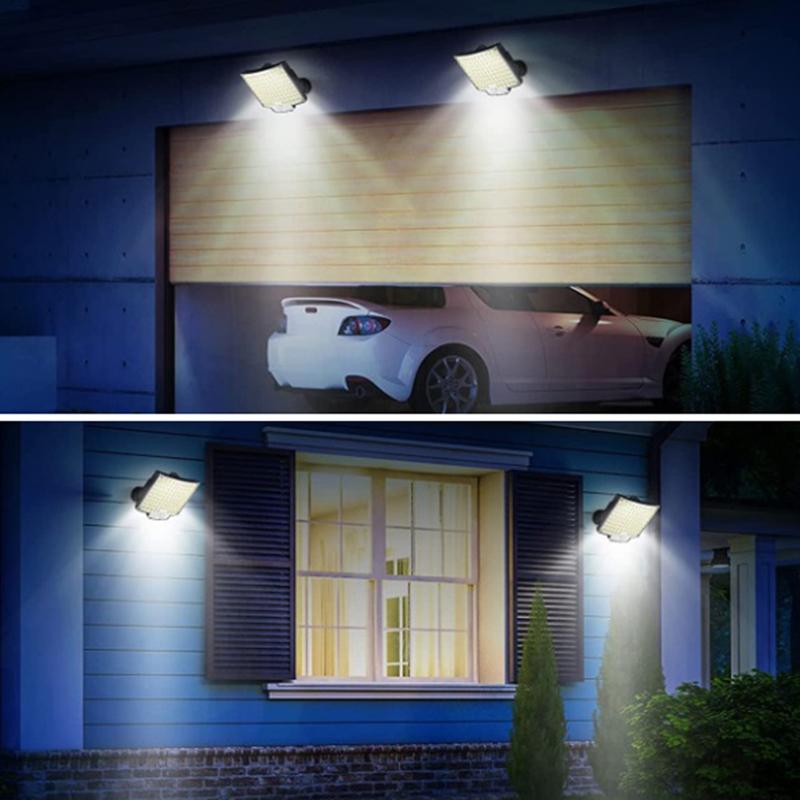 LED Solar Split Wall Lamp 3 Mode Waterproof Motion Sensor Lamp Security Outdoor Street Lighting Solar Lamp for Garden Wall Light