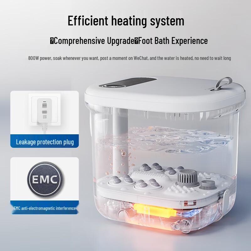 Midea Heated Deep Foot Spa with Automatic Roller Massage