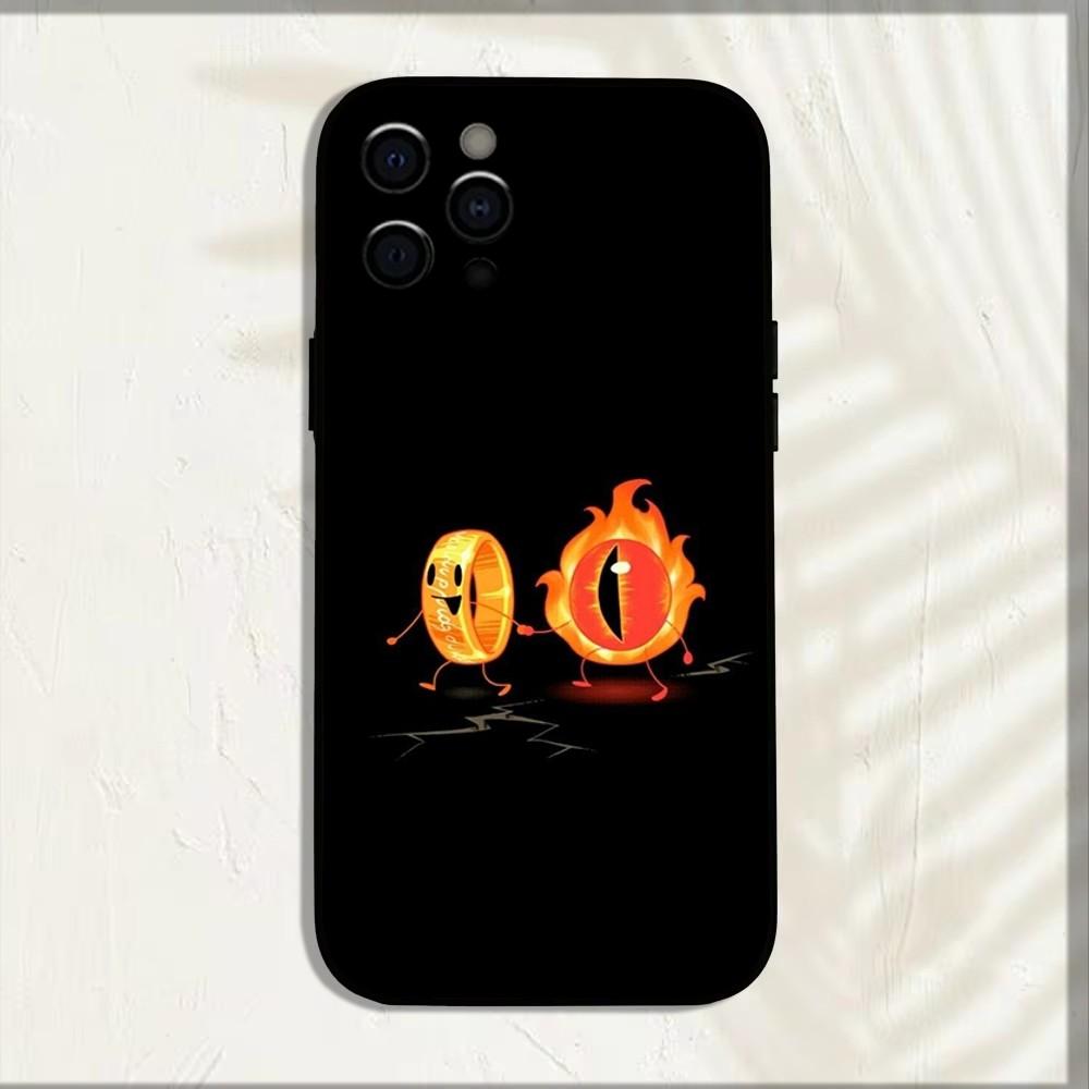 Film The L-Lord R-Rings Phone Case For iPhone 16,15,14,13,12,11,Pro,X,XS,Max,XR,Plus,Mini Soft Black Cover
