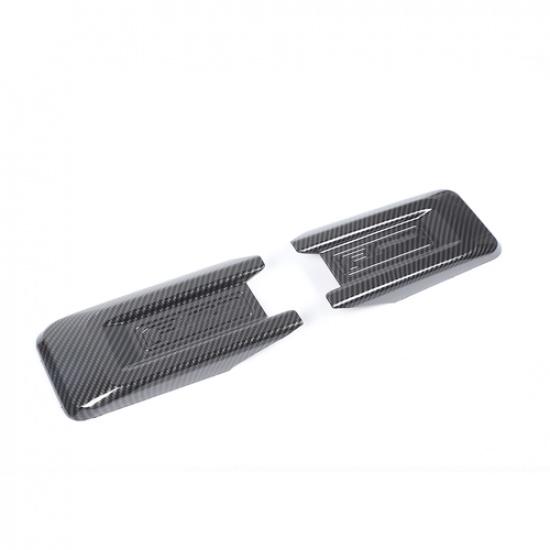 Capac Trim Ornament Grilă Far Bumper Față Pentru Ford F150 2015+ Fibră de Carbon