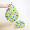 Miyamoto Handtuch Miyamoto Japanisches Furoshiki Einwickeltuch Klein Yuzu 30046 (Miyamoto-Handtuch) (Japanischer Stoff) - Vermieterin Furoshiki, 50x50cm, (Citrin)
