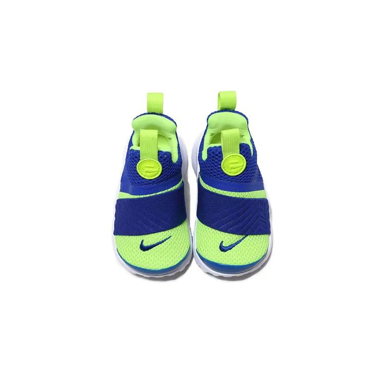 Nike Presto Extreme Round Tip Low top Running Shoes Blue Yellow Infant Toddler (Unisex) Toddler Shoes 870019 406