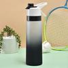 700ml Water Bottle Large-capacity BPA Free Spray Design Gradient Color Girls Outdoor Sport Fitness Water Cup Daily Use