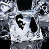 OUKELANWO Cat Liquid Core DND Dice Set, 7 White Resin D&D Dice, Sharp Edge Roleplaying Dice, D20, D12, D10, D8, D6, D4