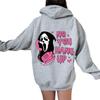 New Halloween, Hooded Sweater with Back Print, Long-sleeved Loose Casual Top and Shirt.
