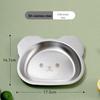 Abay Stainless Steel Kids Plate - Little Brown Bear (2-Pack)