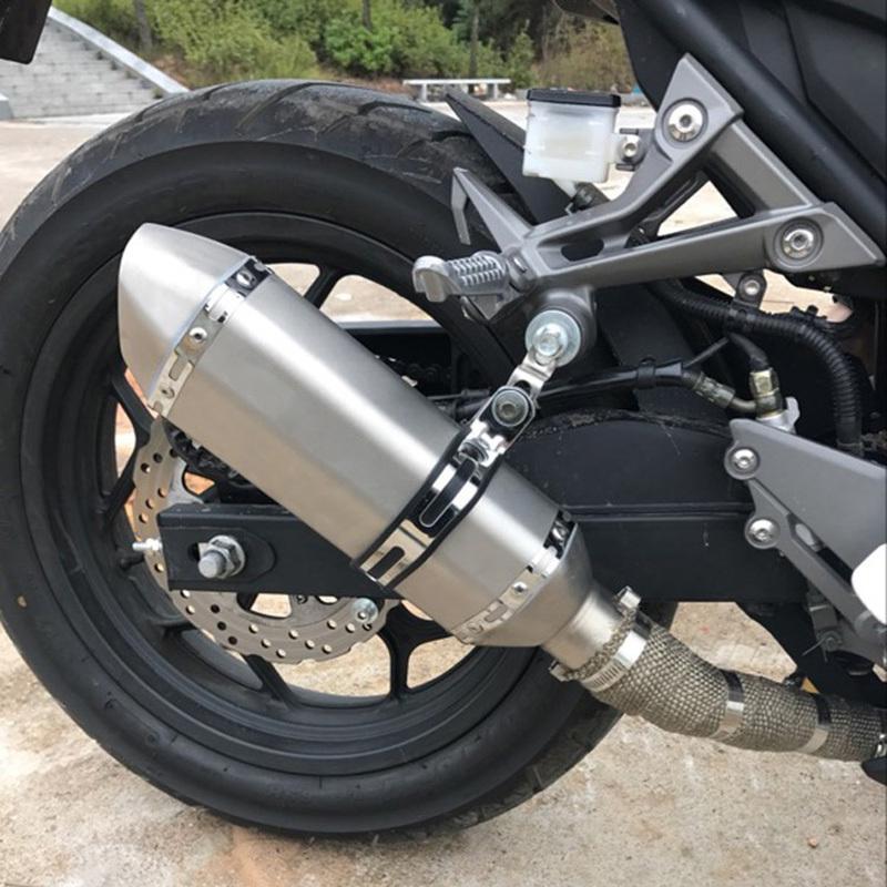 Universal Motorcycle Exhaust Pipe 51mm DB Killer Escape Moto Racing Modified Pit Bike For Kawasaki Z650 Ninja400 Versys 650 MT09