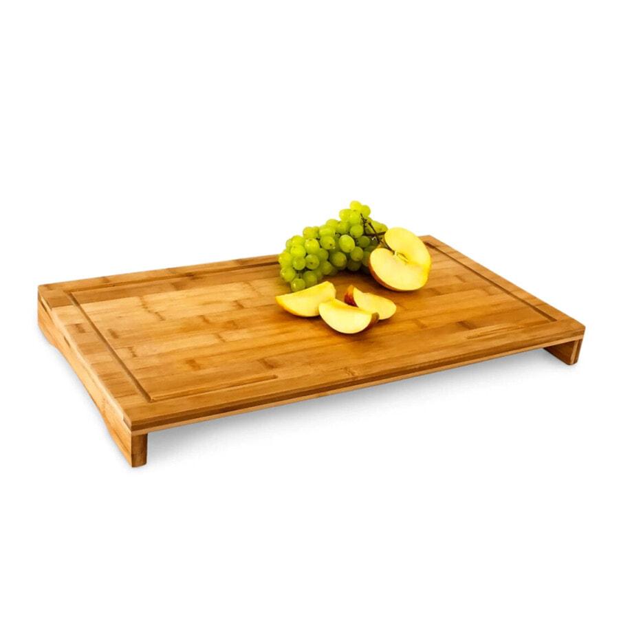 

Разделочная доска из натурального бамбука Relaxdays Schneidebrett Bambus 52 x 29 cm
