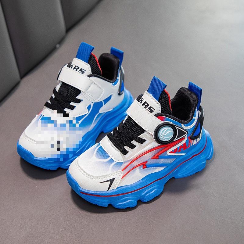 Big children's sports shoes new spring and autumn dad shoes in the trend Korean version 2025 running shoes soft sole boys fashion