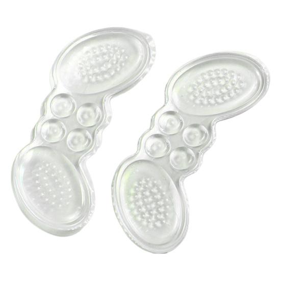 Heel Grips Soft Silicone Cushions Heel Pads with Anti-Slip Texture Invisible Heel Pads Foot Wear for High-heeled Sneakers A