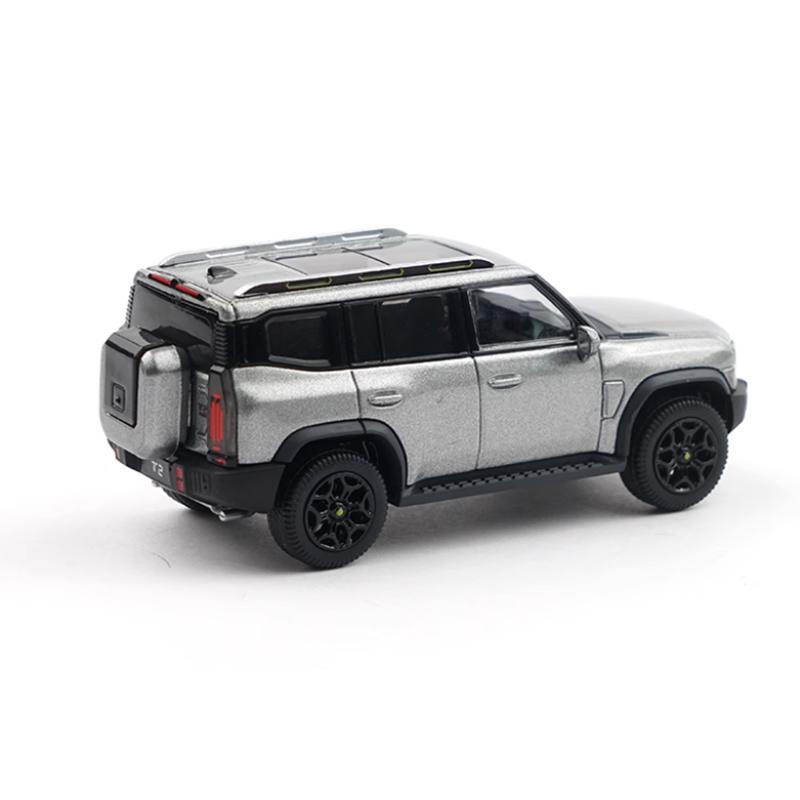 Diecast Original 1:64 Scale Jetour T2Simulation Alloy Car Model Collection Decoration Toy Gift Souvenir Display