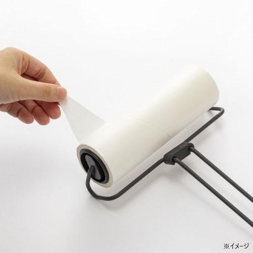 Cainz Carpet Cleaner, Case-Free, 17.6cm Wide x 6.5cm Deep x 25.5cm High, Black, Wire Frame Carpet Cleaner, Sticky Cleaner