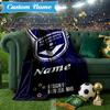 Custom Name Inter Milan Crest Blanket Lightweight Ideal Bedding Blanket Perfect for Travel, Camping, Living Rooms, Sofas, Christmas Gift