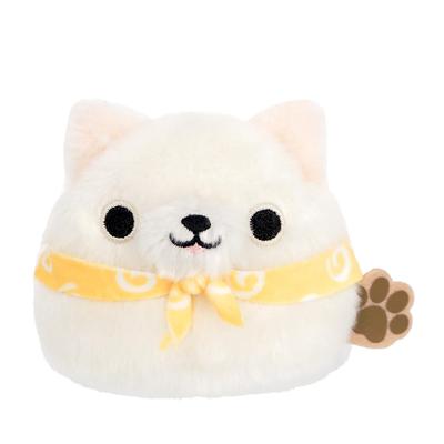 Sanei Boeki Amigos Dango [Cachorro Dango] Branco Tamanho: Aproximadamente. Brinquedo de Pelúcia L7,5 x P6 x A7cm