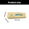 Novelty Butter Yellow Soft Bounce Butter Figurine Squeeze Toy Novelty Gag Table Toy Decompressing Pinch Stress Toy