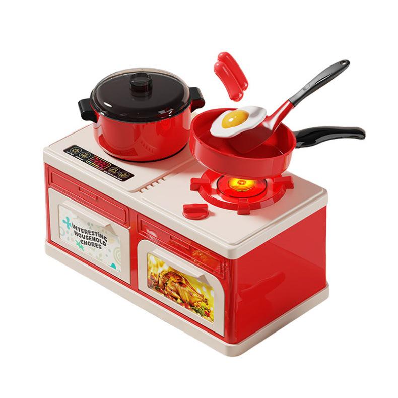 Children's Kitchen Toy Set: Role-Playing Simulation Stove for Boys and Girls