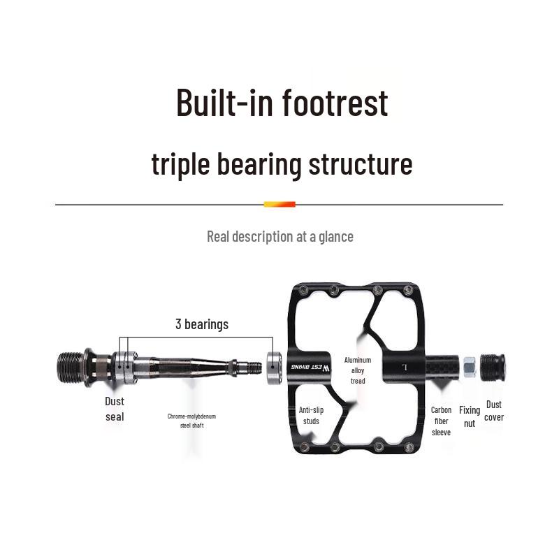Πετάλια Ποδηλάτου από Ανθρακονήματα WEST BIKING