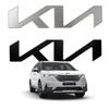 Front Hood Rear Trunk Letter Emblem Badge Sticker For Carnival Sportage K3 KX3 K5 KX5 Ceed Rio Soul Forte Optima Etc
