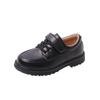 Vintage Classic Boys Leather Shoes Soft Sole Children's British Style Boys Show with Suit Black Shoes