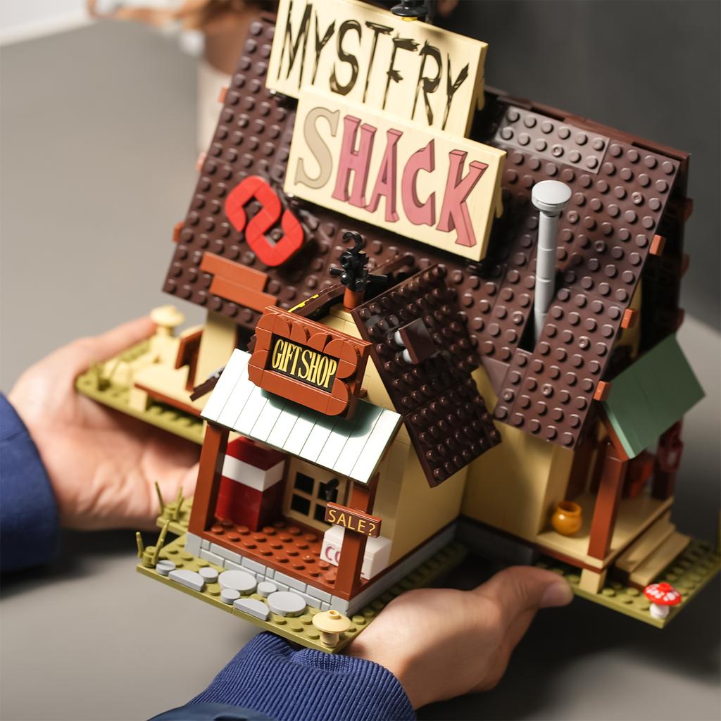 1030PCS Gravityed Fall house Building Block Kids Toy Farm Architecture Model Bricks Desktop Decoration Birthday GIfts