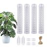 2pcs External Plastic Moss Poles Plant Grow Support Frames Flower Support Climbing Pole For Garden Balcony Greenhouse