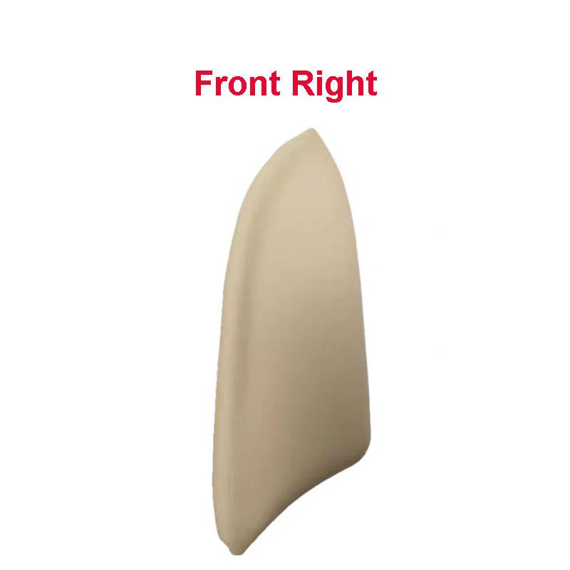 Car Leather Door Armrest Cover Trim Panel Interior Door Handle Lid Decoration Beige/Black for Honda Accord 8th Gen 2008-2013