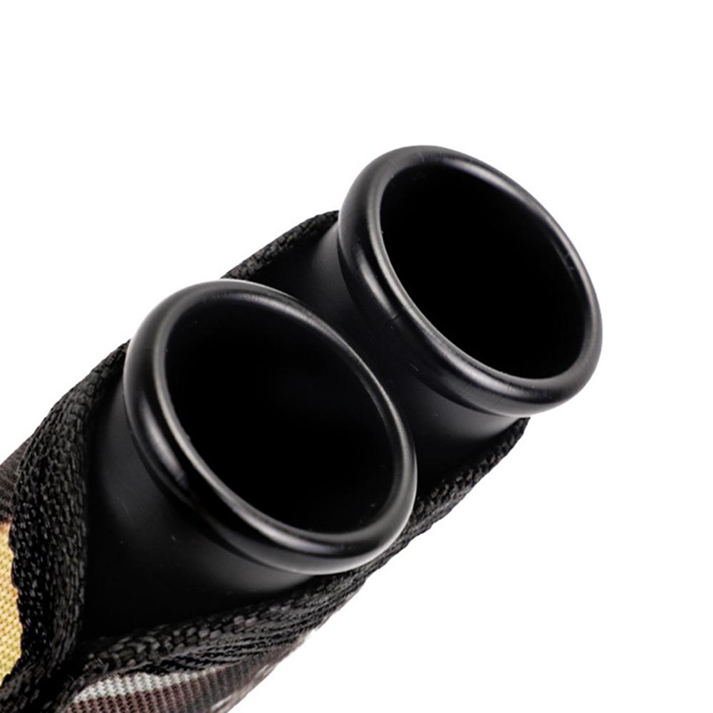 Oxford Cloth Double Tube Arrow Quiver Bag Portable Waist Hanging Archery Arrow Holder Storage Carrying Pouch Outdoor Accessories