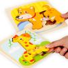 Puzzle Wooden 3d For Giraffe Airplane Animal Shapes Parentchild Interactive Play