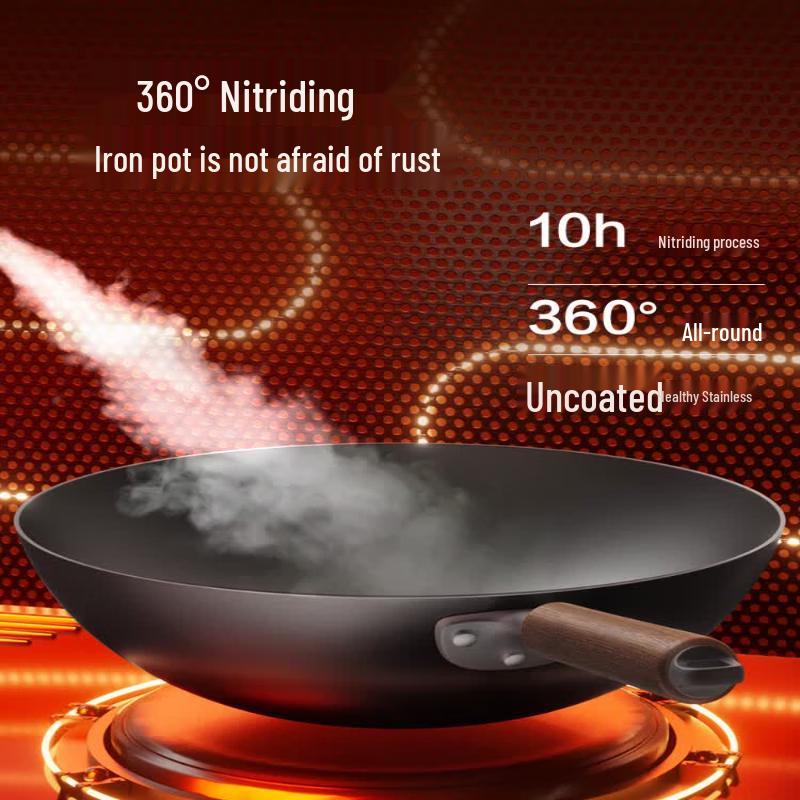 Supor 30cm Titanium Iron Non-Stick Wok