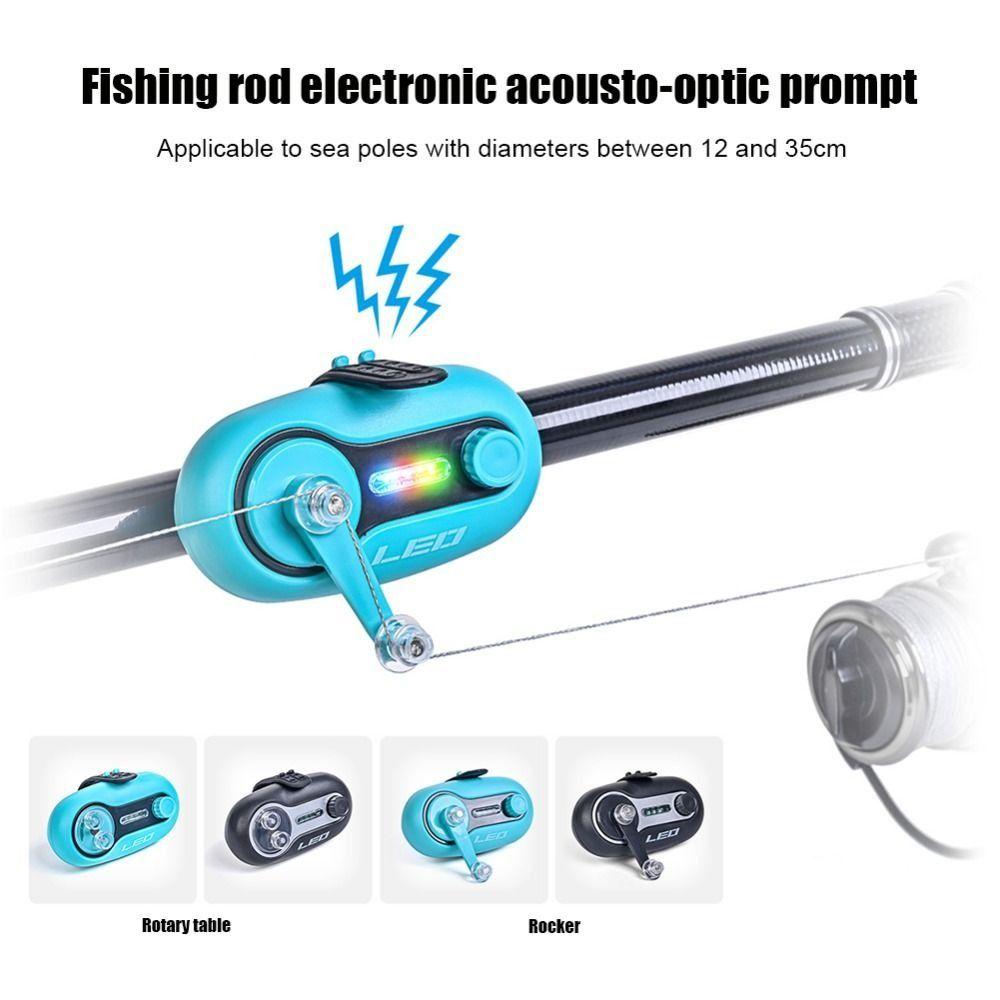 Energy Saving Bulb Fish Electronic Buzzer Sound Bell Fishing Bite Alarm Fishing Alarm  Pole Tip Use