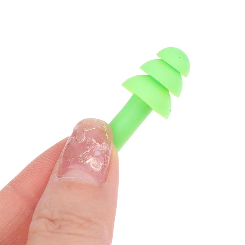 5 Paare/Box Komfort-Ohrstöpsel Geräuschreduzierung Weiche Silikon-Ohrstöpsel Schwimmen Silikon-Ohrstöpsel Schutz-Schlaf-Ohrstöpsel