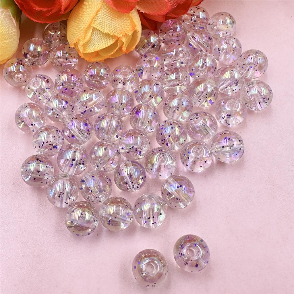 50Pcs 8mm Dreamy bead Spacer Beads Star Acrylic Jewelry Accessories Necklace Bracelet Making Clear Loose DIY New
