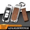 Metal Leather Car Key Case For Mazda 2 3 5 6 Gh Gj Cx3 Cx5 Cx9 Cx-5 Cx  Accessories Holder Shell Protect Set Car-Styling