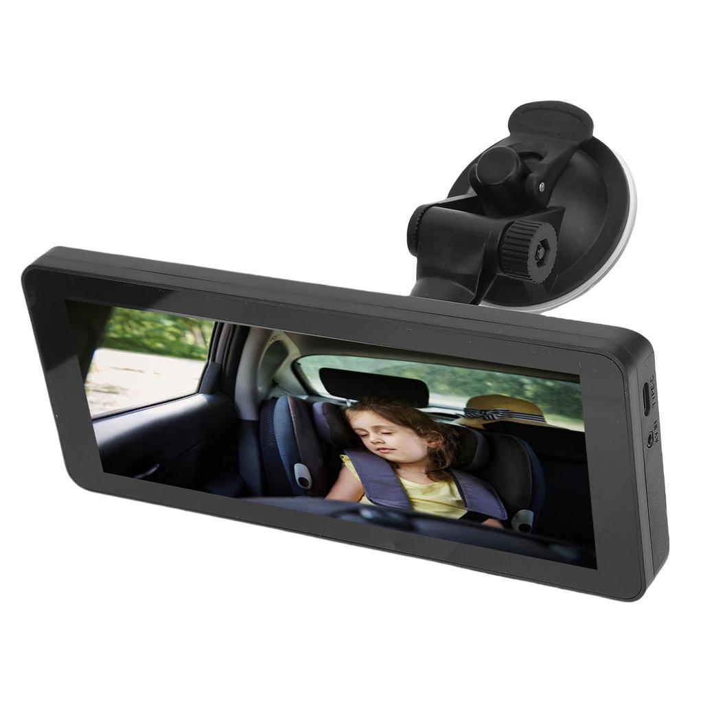 Dual Baby Car Camera with 6.86 Inch Display HD 360 Degree Rotatable   Back  Camera for Car SUV Travel