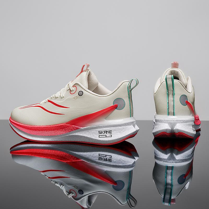 Laufschuhe für Herren und Damen, ultraleicht, stoßdämpfend, atmungsaktives Mesh für große Kinder, professioneller Wettkampf-Sportlauf