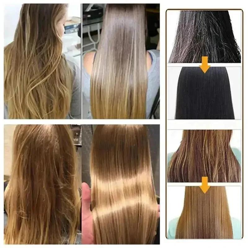 Masque Capillaire Magique Kératine 5 Secondes Réparation Cheveux Abîmés Crépus Doux Lisses Brillants Nutrition Riz Hydratant Nourrir Soin Capillaire