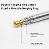 Stainless Steel Rod Tour Guide Flag Pole Solid Wood Handle Teaching Stick Flagpole  Outdoor