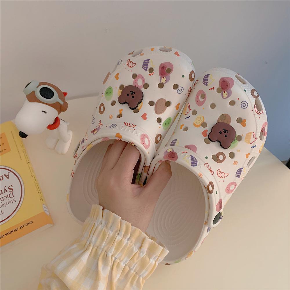 Fashion Slippers Casual Summer Women's Shoes Cover Toe Platform Shale Female Beach Slides Luxury Flat Sabot Fashion House Slippers Platf