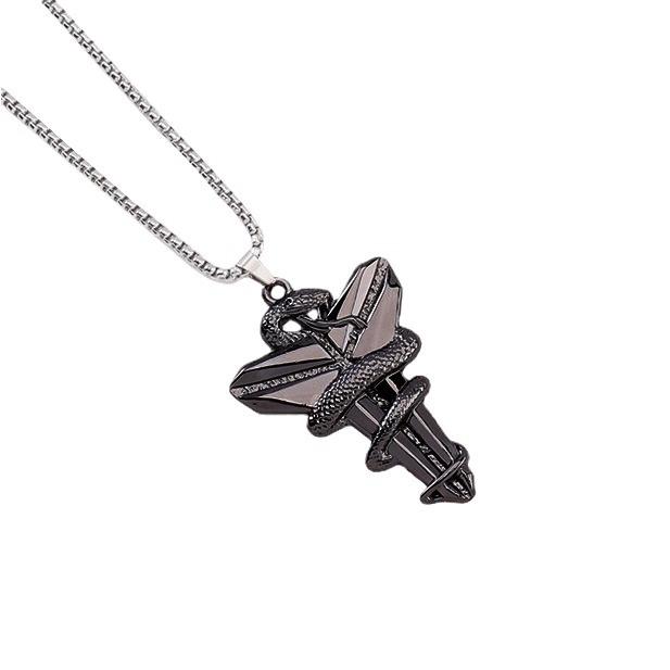 European and American Popular Jewelry, Rhinestone-inlaid Cross Necklace, Simple and Fashionable, Cross and Versatile Hanging