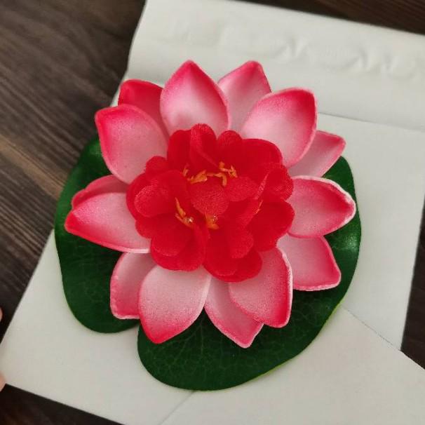 Artificial Water Lily Lotus Leaf Decor for Pools and Buddhist Offerings