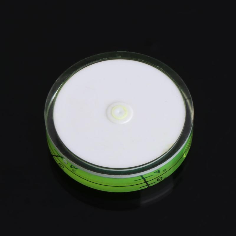 4pcs Professional 32x7mm Bulls-eye Bubble Degree Marked Surface Spirit Level For Camera Circular /Tripod /Furniture