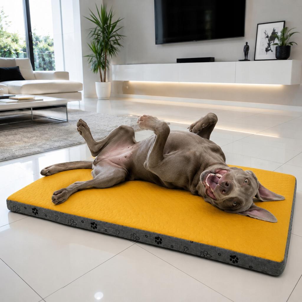 [20] Orthopedic Dog Bed, Pet Mattress 120x90cm LNIKO120R