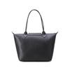 Longchamp Le Pliage City 28 Zipper Long Handle Eco-Friendly Coated Canvas Dumpling Bag Tote Shoulder Bag Medium Women Bags Black 2605HYQ001