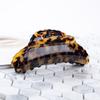 Full Size Celluloid 12 Cm Large Hair Claw Luxury Handmade French Design Fashion Tortoise Shell Accessories Women Hair Clip