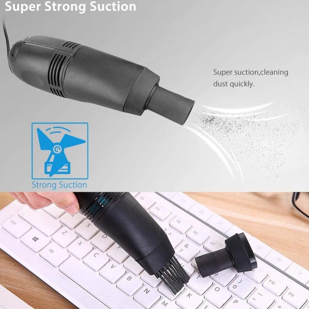 Reusable USB Vacuum Cleaner Mini Computer Vacuum USB Keyboard Cleaner PC Laptop Brush Dust Cleaning Kit For Computer