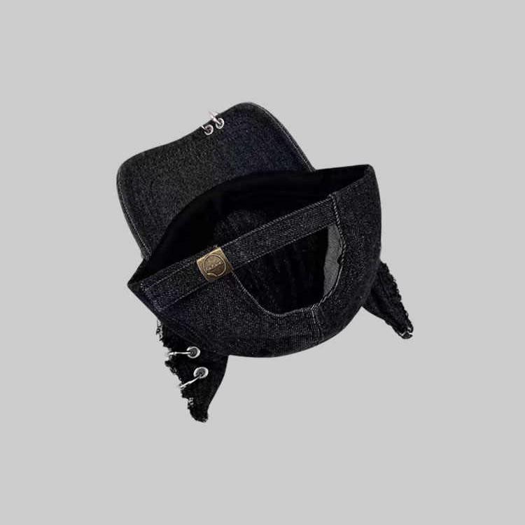 Doberman Dog Ears Hip-Hop Denim Duckbill Cap - Unisex Summer Baseball Hat