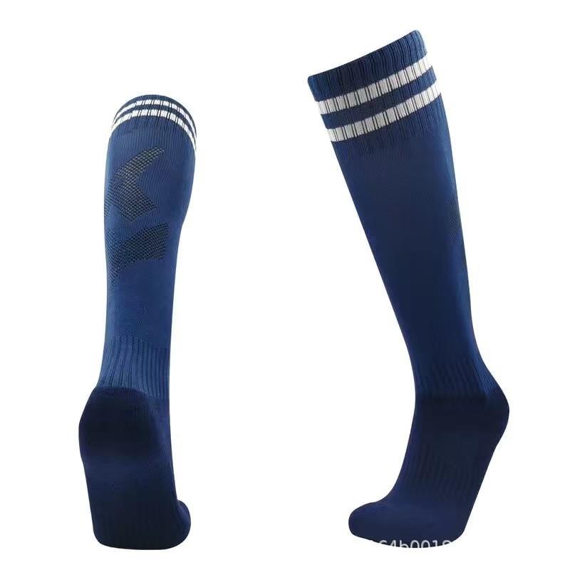 Football Socks, Stockings, Thickened Towel Bottom Socks, Football Adult Sweat-absorbing Non-slip Sports Socks, Striped Over Knee Children