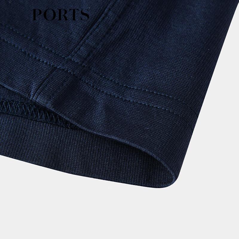 PORTS Men's Washable Silk Blend Polo T-Shirt