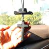 Nuovo Pendente per Auto in Denim a Forma di Croce e Cuore - Accessorio Interno alla Moda