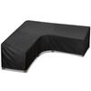 L-förmige Outdoor-Sofahülle/Möbelabdeckung für den Außenbereich, Wasserdicht, Staubdicht und UV-beständig, Outdoor-Möbelabdeckung.